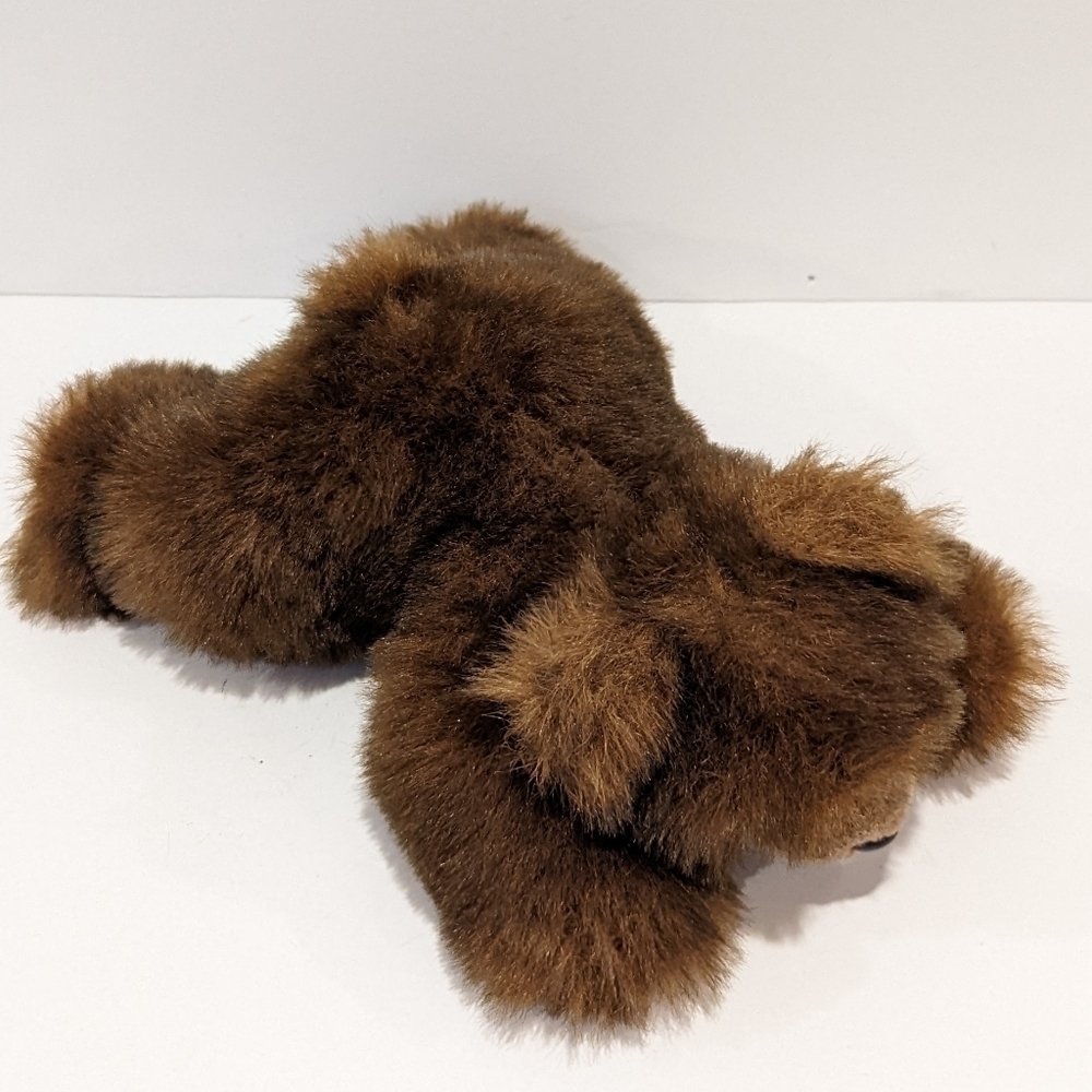 2/$20 Vintage Ty Baby Paws Brown Laying Bear Plush 1996